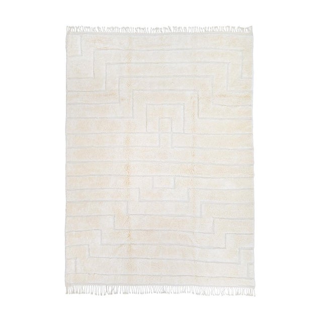 Hand-Knotted Wool Rug by Azele Studio For Sale - Image 12 of 12