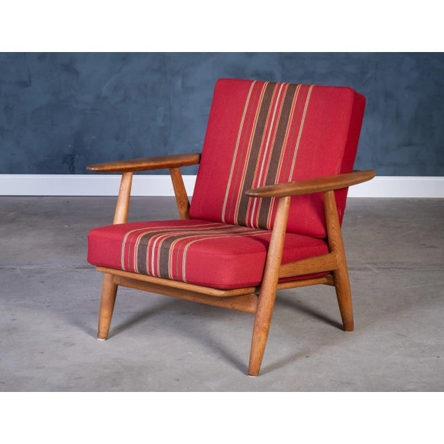 Vintage Danish GE 240 Chair in Oak by Hans J. Wegner for Getama, 1960s For Sale - Image 12 of 12