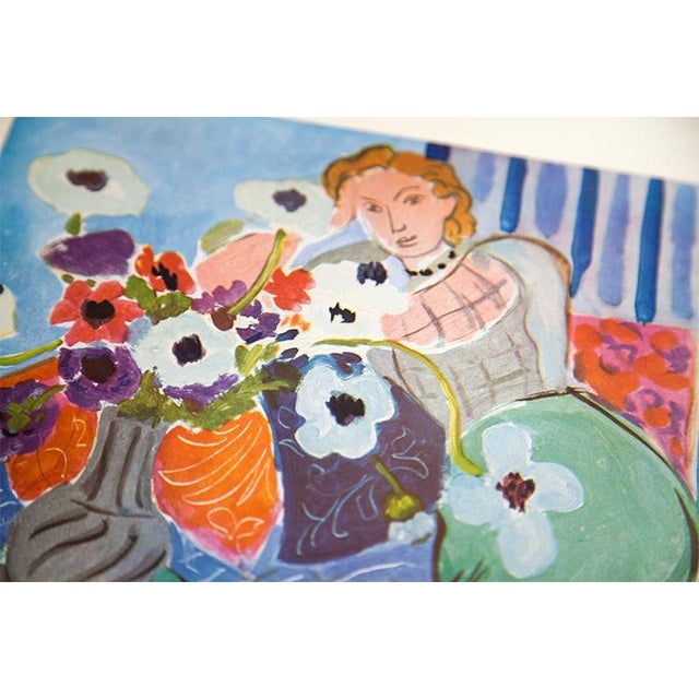 Henri Matisse Limited Edition Signed “Blue Odalisque" Lithograph W/Frame For Sale In Atlanta - Image 6 of 8