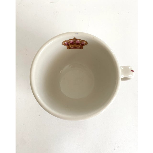 American Hotel Del Coronado Teacup Set W/Spoon For Sale - Image 3 of 9