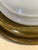 White Vintage Frederick Cooper French Opaline Glass Column Table Lamp With Brass Base For Sale - Image 8 of 10