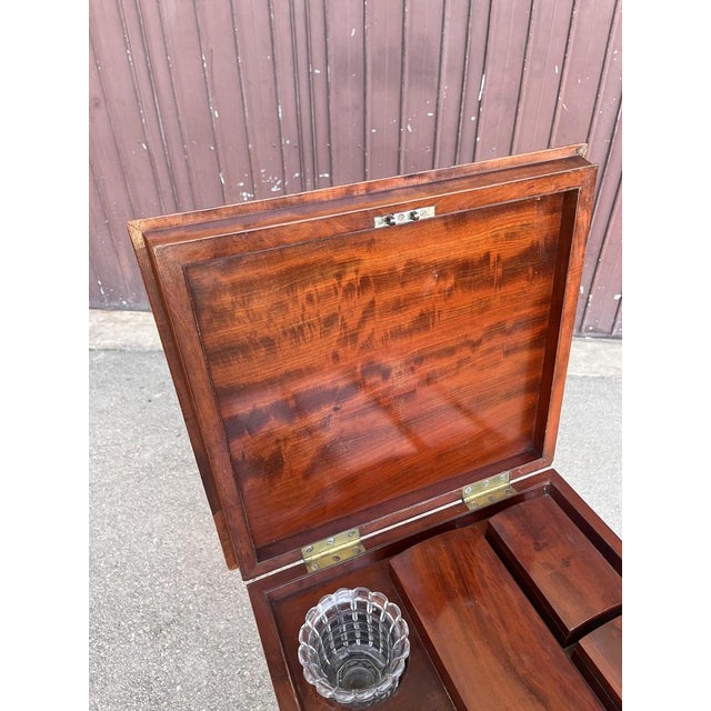 20th Century Walnut Smoking Table For Sale - Image 4 of 11
