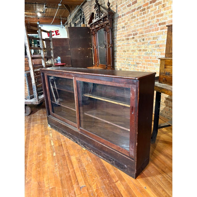Early 20th Century Glass Display Cabinet For Sale - Image 4 of 11