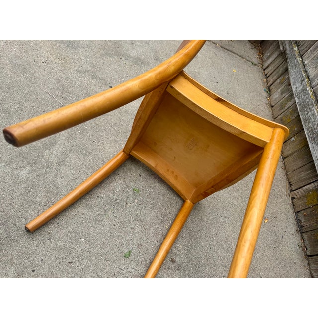 1950s Vintage Madsens Teak and Beech Side Chair For Sale - Image 5 of 7