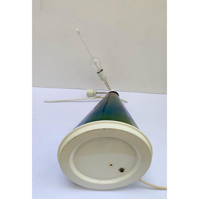 Large Murano Glass Table Lamp by Gambaro and Tagliapietra, 1980s For Sale - Image 11 of 12