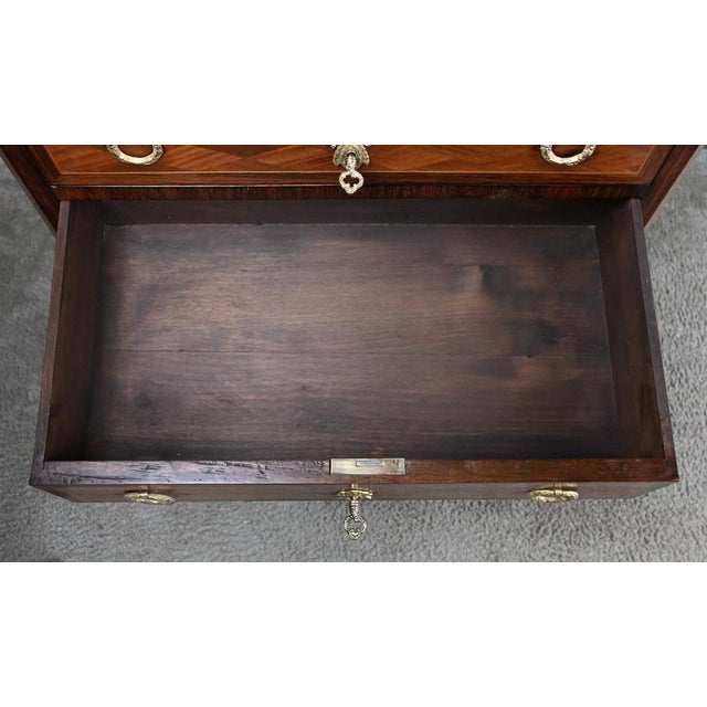 Louis XV Transitional Marquetry Commode, 20th Century For Sale - Image 18 of 18