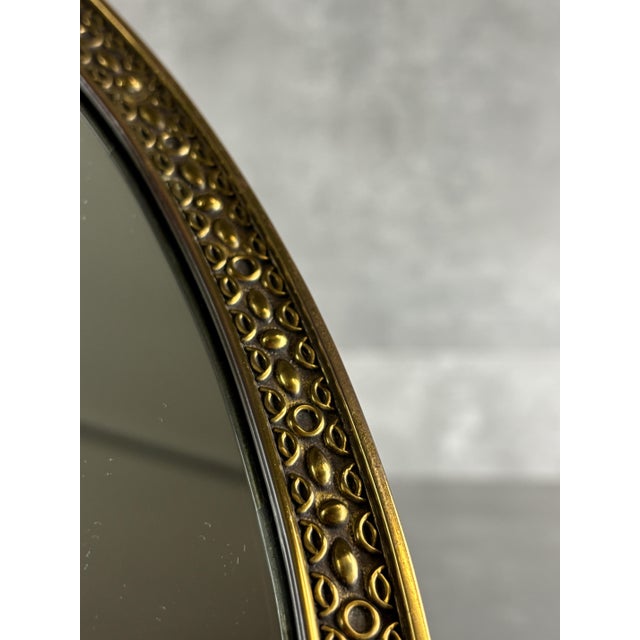 Table Mirror with Brass Frame, 1950s, in Good conditions. Designed 1950 to 1959