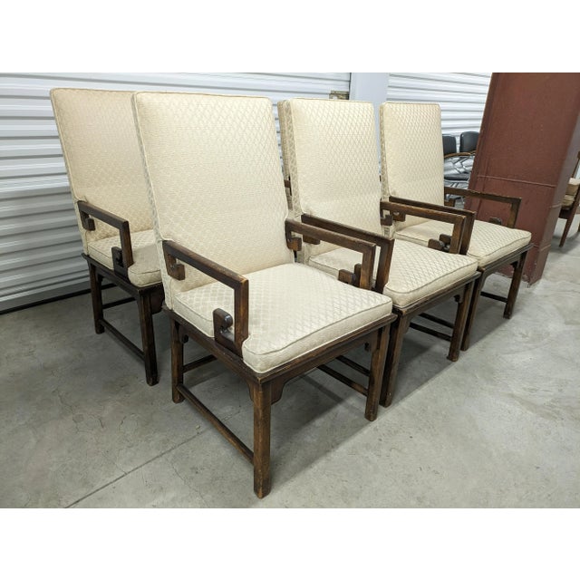 Mid 20th Century 6 James Mont Style Dining Chairs - Set of 6 For Sale - Image 9 of 10
