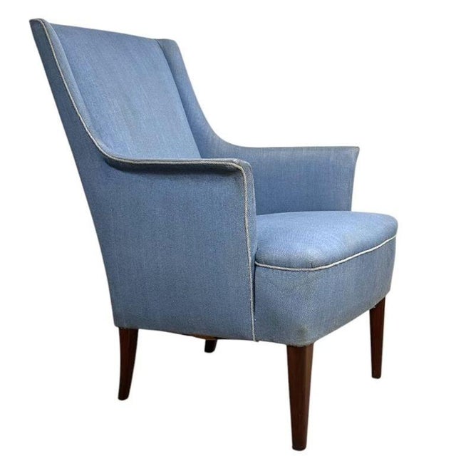 Mid-Century Modern Norwegian Lounge Chair, 1950 For Sale - Image 3 of 6