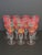 Glass Mid 20th Century Art Deco Pilsner Beer Glasses - Set of 7 For Sale - Image 7 of 9