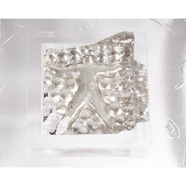 Kosta Boda Bertil Vallien Kosta Boda Domino Series Glass Dish For Sale - Image 4 of 10