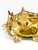 Antique Zoomorphic Amber Glass Bowl With Three Fish and Enamel Decoration, Attributed to Auguste Jean, Moser Style C. 1880 For Sale - Image 12 of 14