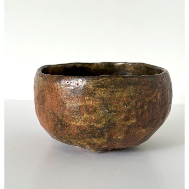 Japanese Chawan Tea Bowl by Tannyu 10th Raku Edo Period For Sale - Image 14 of 15