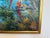 Vintage Tropical Parrot Oil Painting Signed 1996, Colorful Macaws Jungle Scene For Sale - Image 11 of 13