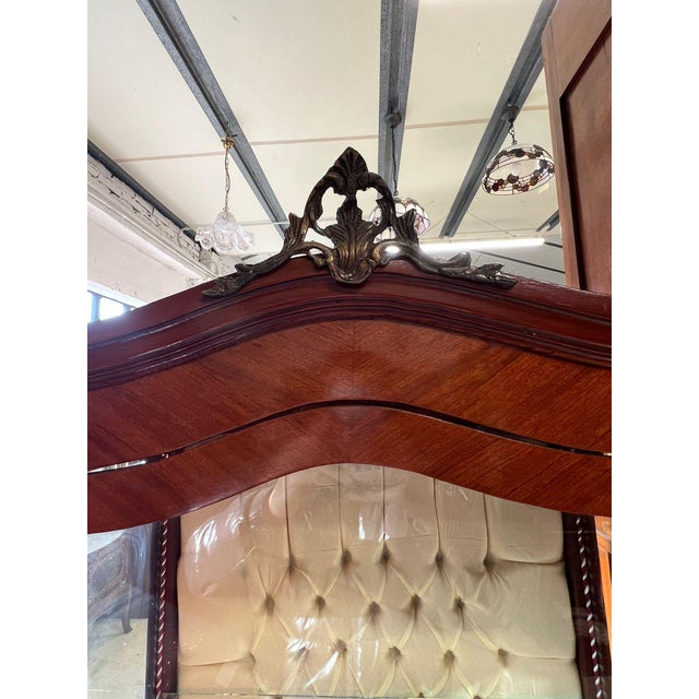 English Style Display Cabinet with Glass Shelves, 1960s For Sale - Image 3 of 14