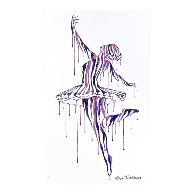 Shane Turner, Music in Motion 8.0 (Unique 1/1 Hand Painting on Screen Print ), 2023 For Sale
