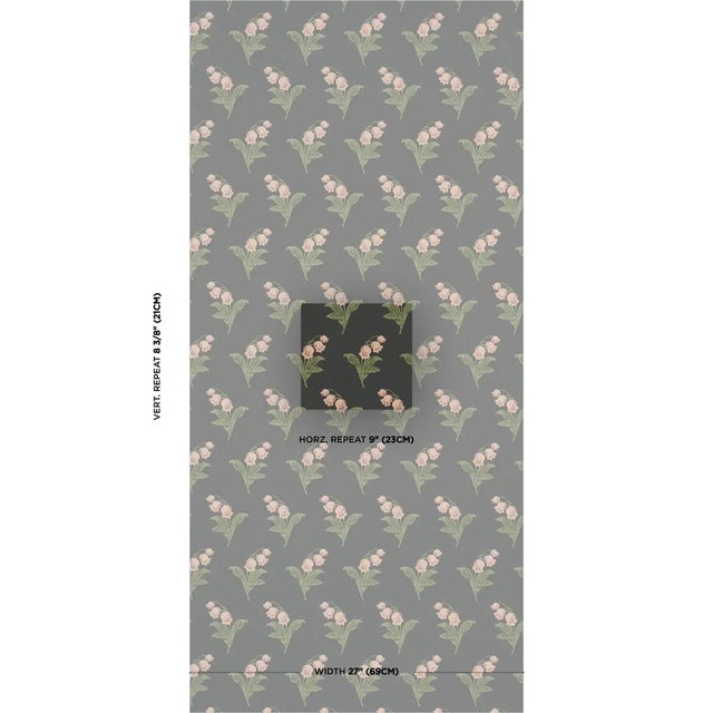 Based on original hand-painted artwork from our studio, Lily of the Valley is a classic floral wallpaper with a simple...