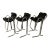 1970’s Jerry Johnson Arcadia Chrome Barstools - Set of 3 For Sale