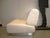 Wood Vintage Lounge Chair in White, 1970s For Sale - Image 7 of 15