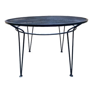 Mid Century Modern Tempestini Patio Table, Restored For Sale