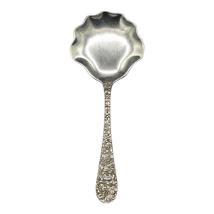 1892 Rose Pattern Sterling Silver Bon Bon Spoon by Stieff