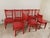 Red Dining Chairs - set of 8 For Sale - Image 12 of 13