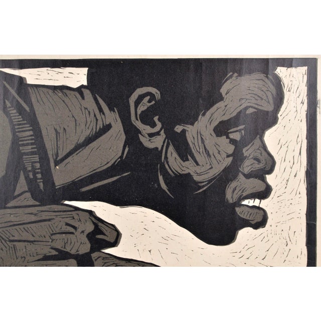 Albert Goltjakov, Quietly, 1961, Monotype For Sale - Image 4 of 6