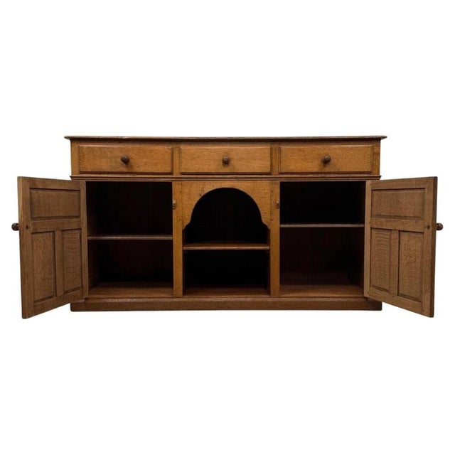 20th Century Golden Oak Dresser Base For Sale - Image 3 of 13