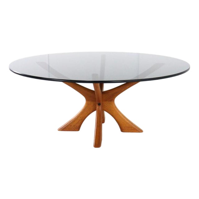 T118 Coffee Table by Illum Wikkelso for Niels Eilersen, 1960s For Sale