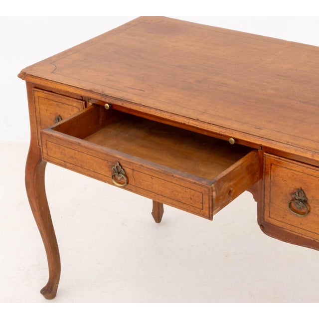 Louis XV Style Fruitwood Desk For Sale In New York - Image 6 of 10