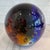 Glass Large 10 Lbs. Studio Art Glass Sphere Controlled Bubble Orb Murano Style Decor Rainbow Paper Weight For Sale - Image 7 of 13