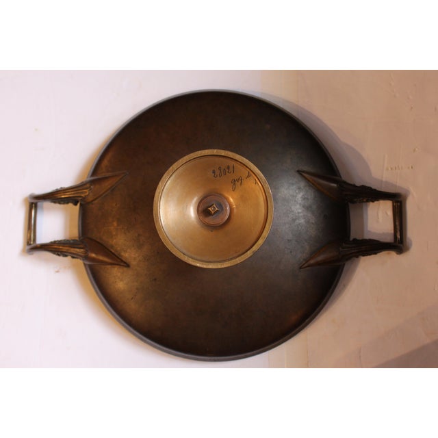 Metal Late 19th Century Bronze Tazza Likely by Barbedienne For Sale - Image 7 of 9