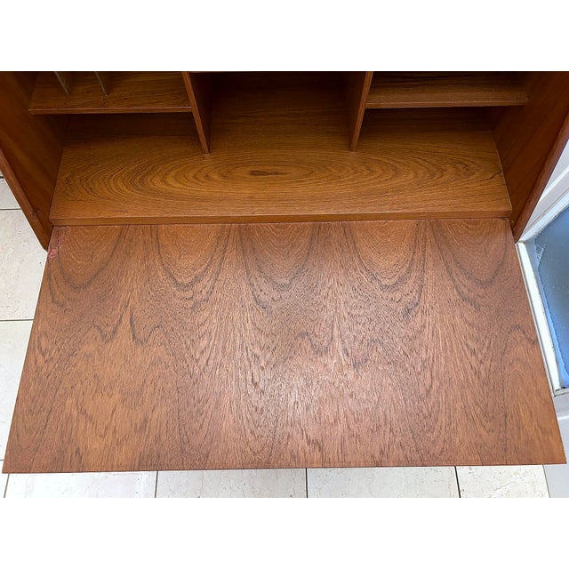 Vintage Secretaire in Teak from Bernhard Pedersen & Son For Sale - Image 18 of 18