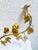 1960s Mid-Century Italian Gold Gilt Grapes and Leaves Wall Sconce For Sale - Image 6 of 9