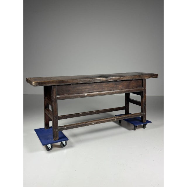 Asian side table, early 20th century. Originating from China, probably early 20th century. Made of solid hardwood....