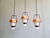 Scandinavian Pendant Lights in White Opaline and Copper Metal, 1960s, Set of 3 For Sale - Image 17 of 18