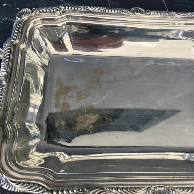 Antique John Round & Sons 3-Piece Covered Vegetable Dish [Sheffield 3025] For Sale - Image 11 of 13