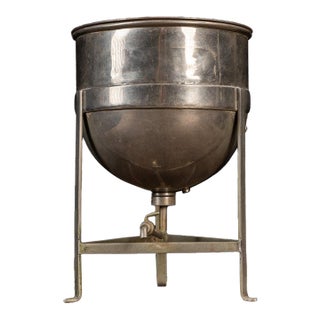 Vintage Stainless Steel Salesman Sample Kettle For Sale