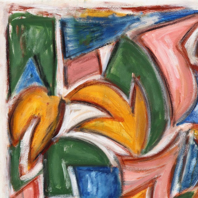 The Wellspring III - Large Original Green Abstract Oil Painting on Canvas by Harrison Gilman For Sale In Los Angeles - Image 6 of 9
