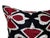 Black Ikat Silk Cushion Cover with Floral Design, 2000s For Sale - Image 8 of 11