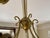 Metal 10-Light Chandelier in Bronze and Cut Crystal, 1960s For Sale - Image 7 of 14