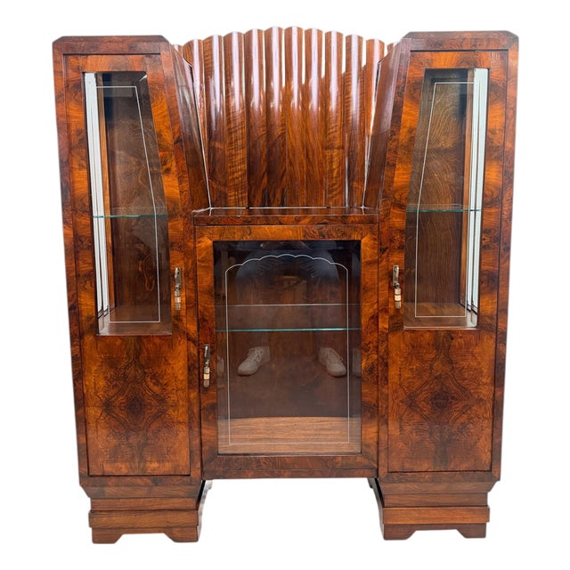 French Art Deco Showcase, 1930s For Sale