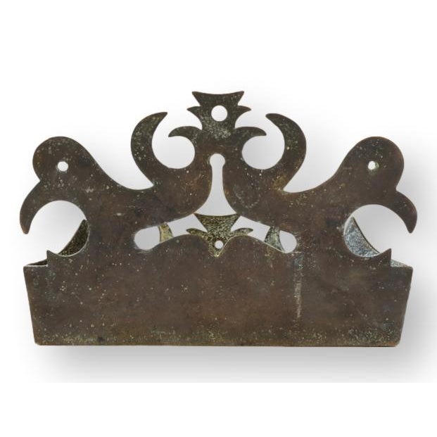 Late 19th Century *Victorian Brass Crown Wall Pocket Measure For Sale - Image 5 of 5