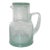 Vintage Seed Glass Water Pitcher and Glass For Sale