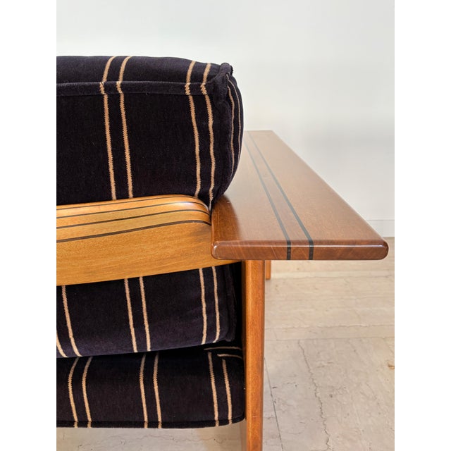 Vintage Italian Artona Chair in Wood and Velvet by Afra & Tobia Scarpa for Maxalto, 1970s For Sale - Image 16 of 17