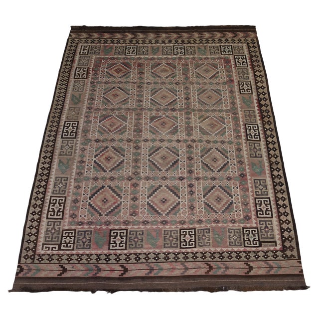 Afghan Kilim Rug, 1980s For Sale