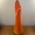Vibrant bittersweet orange and yellow smoothie swung vase from the 1960’s highly collectible beautiful vase for generations