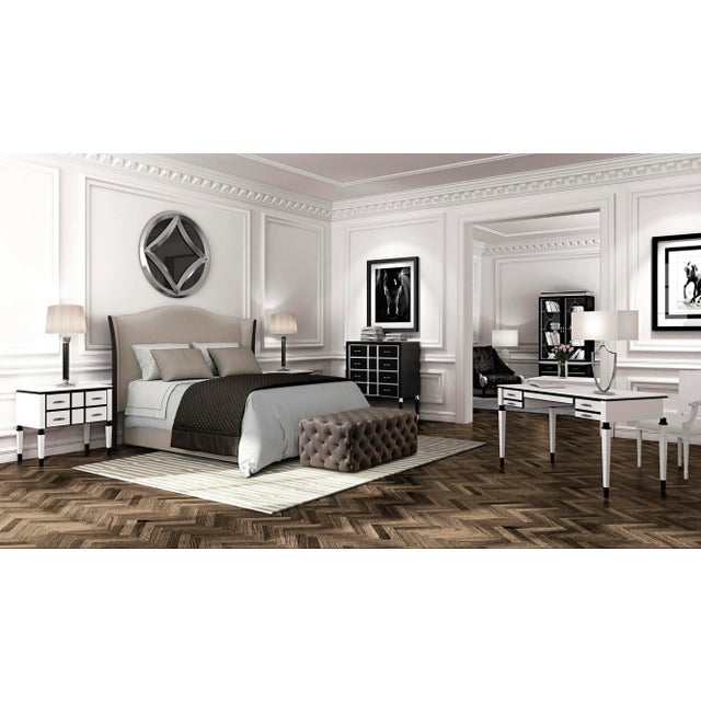 Contemporary White Finish Chest of Drawers by Jacobo Ventura for CA Spanish Handicraft For Sale - Image 3 of 4