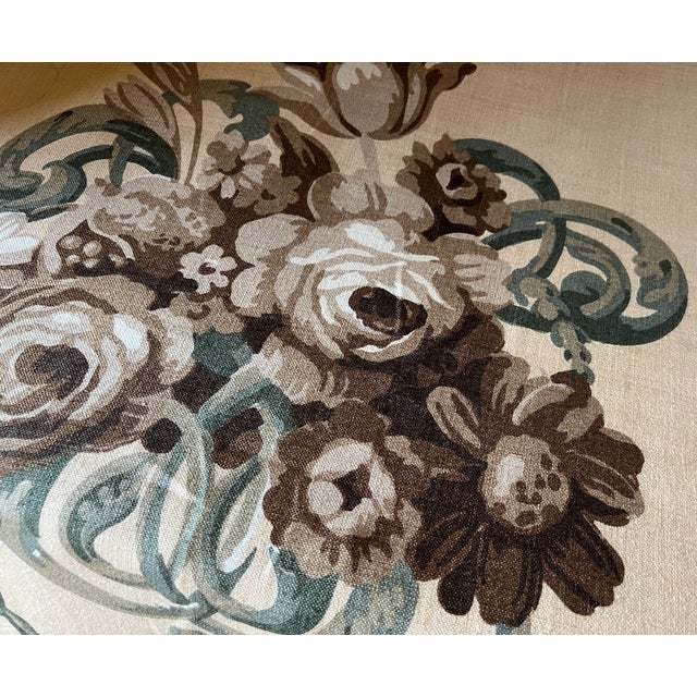 Absolutely beautiful, retired Clarence House fabric "Roses and Garlands" drop pattern. Beautiful color and hand. 14+...