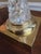 Late 20th Century Hollywood Regency Brass and Crystal Table Lamps - A Pair For Sale - Image 16 of 16